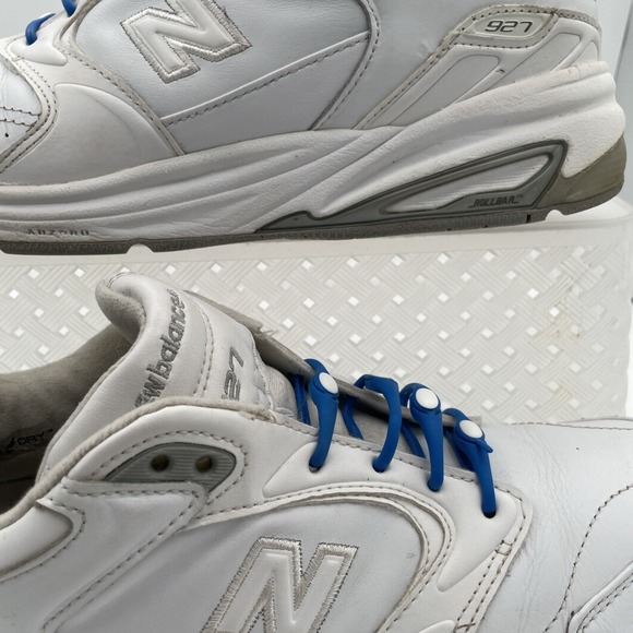 New Balance 927  Women's White Leather Abzorb SBS‎ Walking Comfort Shoes Sz 11 - Picture 4 of 10